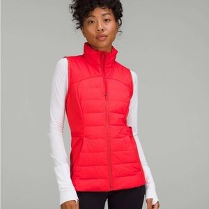 NWT! Lululemon Down For It All Vest Carnation Red Size 4